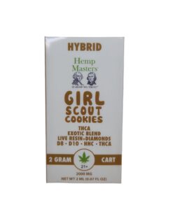 HEMP MASTER CARTRIDGE THCA 2GRAM HYB. GIRL SCOUT COOKIE