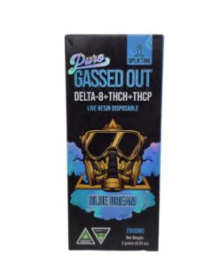 PURO GASSED OUT DISPOSABLE 2GRAM SAT. BLUE DREAM