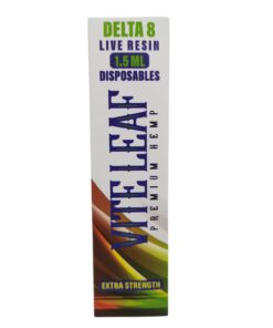 VITE LEAF D8 LIVE RESIN DISPOSABLE 1.5GRAM IND. GRAPE APE