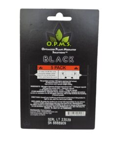 Alternative view of OPMS KRATOM BLACK CAP. 5PK