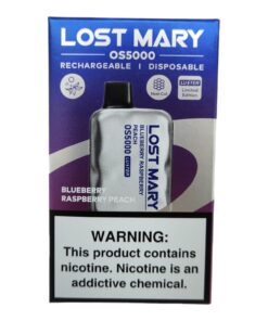 LOST MARY OS5000 DISPOSABLE BLUEBERRY RASPBERRY PEACH
