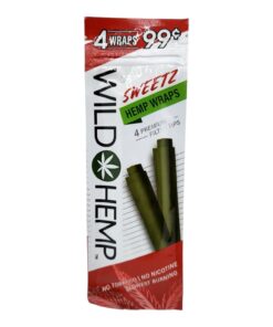 WILD HEMP WRAP 4PK SWEETZ