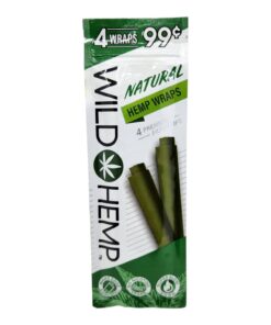 WILD HEMP WRAP 4PK NATURAL