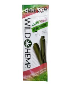 Alternative view of WILD HEMP WRAP 4PK LIMEAIDE