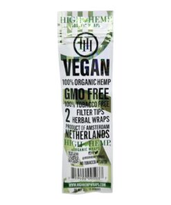 Alternative view of HIGH HEMP VEGAN HEMP WRAP 2PK