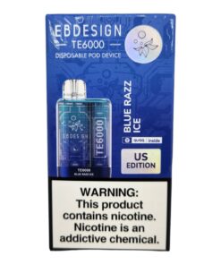EBDESIGN TE6000 DISPOSABLE BLUERAZZ ICE