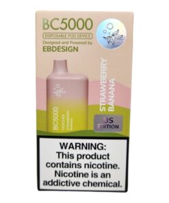 EB BC5000 DISPOSABLE STRAWBERRY BANANA