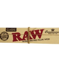 RAW CLASSIC CONNOISSEUR KING SIZE PAPER + TIPS