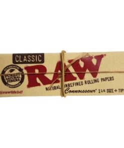 RAW CLASSIC CONNOISSEUR 1 1/4 PAPER + TIPS