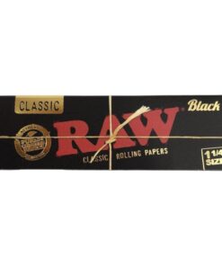 RAW BLACK CLASSIC PAPER 1 1/4