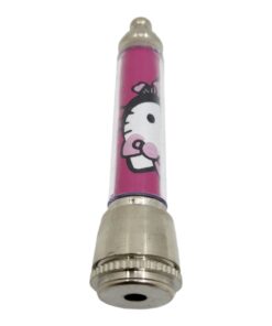 METAL TOBACCO PIPE ONE HITTER 3"