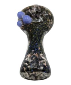 GLASS TOBACCO PIPE ONE HITTER 3" 3DOTS