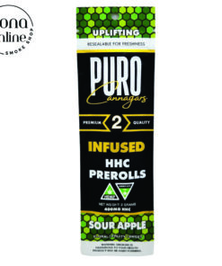 PURO PRE ROLL HHC SOUR APPLE 2PK