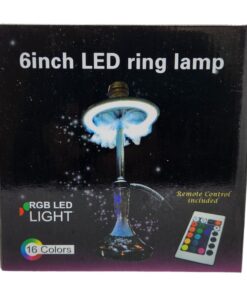 HOOKAH 6INCH LED RING LAMP 16COLOR