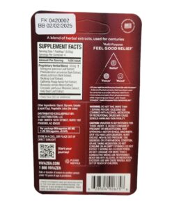 Alternative view of VIVA ZEN KRATOM CAPSULE 4CT