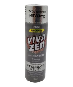 VIVA ZEN KRATOM SHOT MIT 80MG SILVER 4 SERVING 15ML