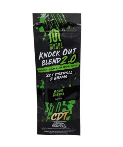MODUS PRE ROLL KNOCKOUT 2PK SAT. SOUR DIESEL