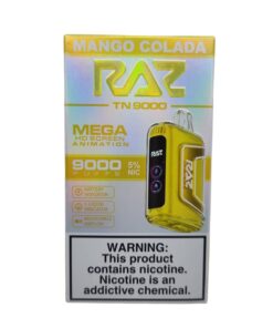 RAZ BAR DISPOSABLE MEGA TN9000 MANGO COLADA