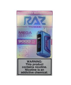 RAZ BAR DISPOSABLE MEGA TN9000 BLUEBERRY WATERMELON