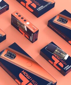 HOW HIGH THCH+ IND. RAINBOW SHERBERT POD DEVICE 2X2ML PODS 1XBATTERY KIT