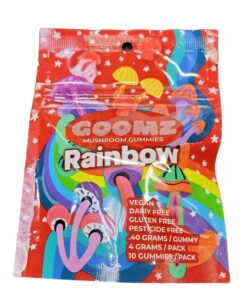 MUSHROOM GUMMY GOOMZ RAINBOW 4G 10CT PACK