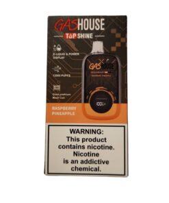 TOP SHINE GAS HOUSE DISPOSABLE 12000 RASPBERRY PINEAPPLE