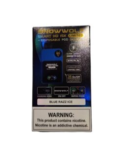 SNOWWOLF DISPOSABLE 15000 BLUE RAZZ ICE