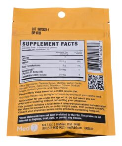 Alternative view of MED7 CBD GUMMIES 10PCS 5000MG