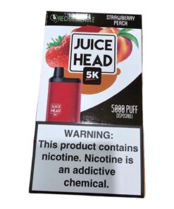 JUICE HEAD 5000 DISPOSABLE STRAWBERRY PEACH