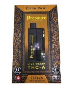 PRRSSURE DISPOSABLE 6 GRAM DISPOSABLE THCA SATIVA ORANGE DIESEL