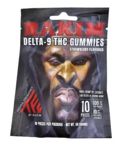RAKIM GUMMIES D9 10 PIECES STRAWBERRY