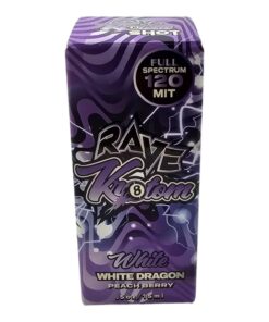 RAVE KRATOM SHOT 0.5OZ WHITE DRAGON