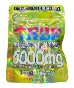 TRYP MUSHROOM GUMMIES 6000MG PINEAPPLE