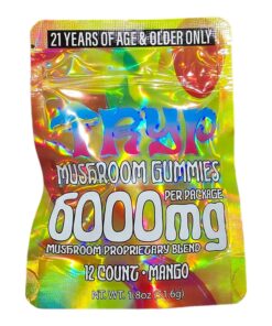 TRYP MUSHROOM GUMMIES 6000MG MANGO