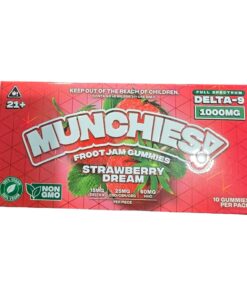 MUNCHIES FROOT JAM GUMMIES STRAWBERRY DREAM 10CT