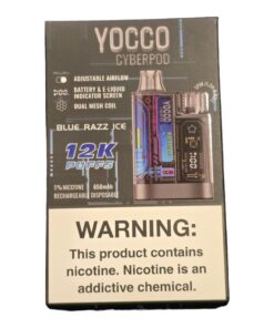 YOCCO 12000 DISPOSABLE BLUE RAZZ ICE