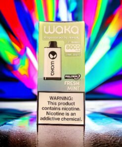 WAKA 8,000 DISPOSABLE FRESH MINT