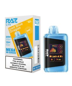RAZ BAR 25000 DISPOSABLE LTX ICED BLUE DRAGON