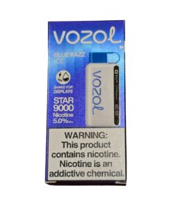VOZOL 9000 DISPOSABLE BLUE RAZZ ICE