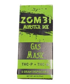 ZOMBI MONSTRR BOX DISPOSABLE 6 GRAM THCA INDICA GAS MASK