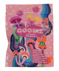MUSHROOM GUMMY GOOMZ STRAWBERRY 4G 10CT PACK
