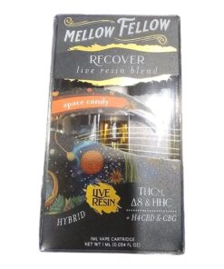 MELLOW FELLOW CARTRIDGE 1GRAM LIVE RESIN THCM, D8 & HHC HYBRID SPACE CANDY