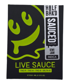 HALF BAKED LIVE SAUCE 4G DISPOSABLE INDICA KIWI JAM