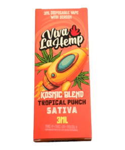 VIVA LA HEMP 3G DISPOSABLE KOSMIC BLEND SATIVA TROPICAL PUNCH