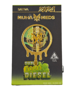Alternative view of MUHA CARTRIDGE 1GRAM SATIVA SOUR DIESEL