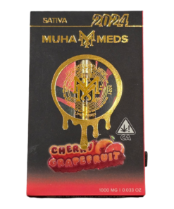 Alternative view of MUHA CARTRIDGE 1GRAM SATIVA CHERRY GRAPEFRUIT