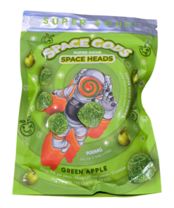 SPACE GODS GUMMIES GREEN APPLE 15 PCS PACK