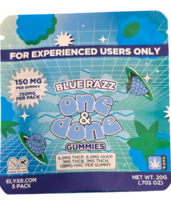 ONE & DONE GUMMY BLUE RAZZ 5CT