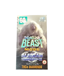 INDACLOUD BEAST DISPOSABLE 6GRAM THCA DIAMOND LIVE RESIN SATIVA ALASKAN THUNDER F*CK