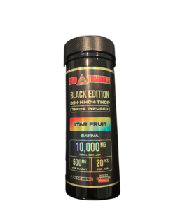 RED TRIANGLE GUMMIES 10,000MG JAR 20PCS SATIVA STAR FRUIT